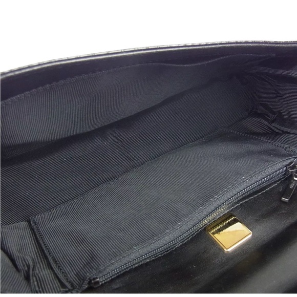 Ungaro Logos Leather Classic 3Way Shoulder Clutch Bag - Picture 11 of 12